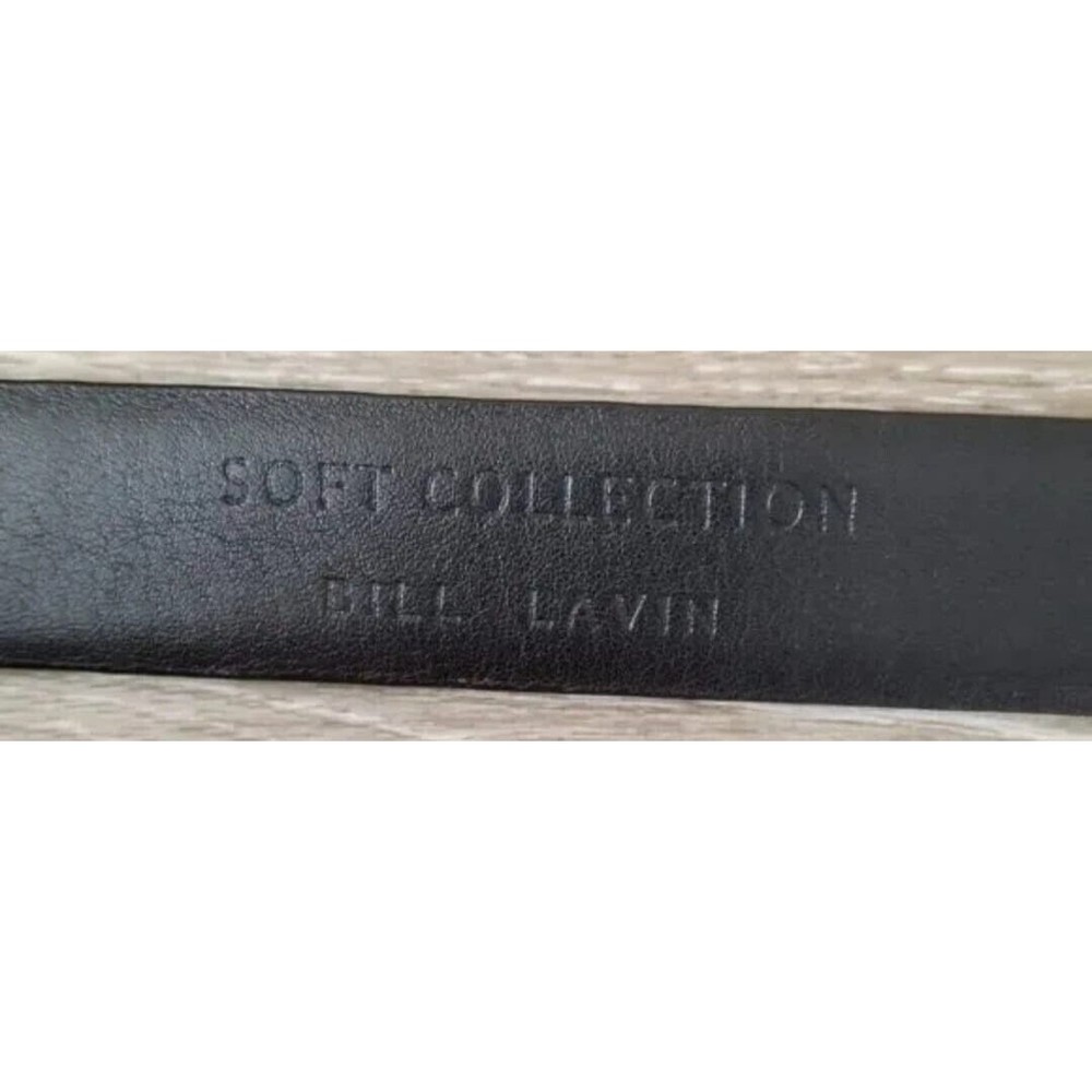 Bill Lavin Soft Collection Italy Hand Made Lizard Belt Classic Brass Buckle 36 - Picture 8 of 9